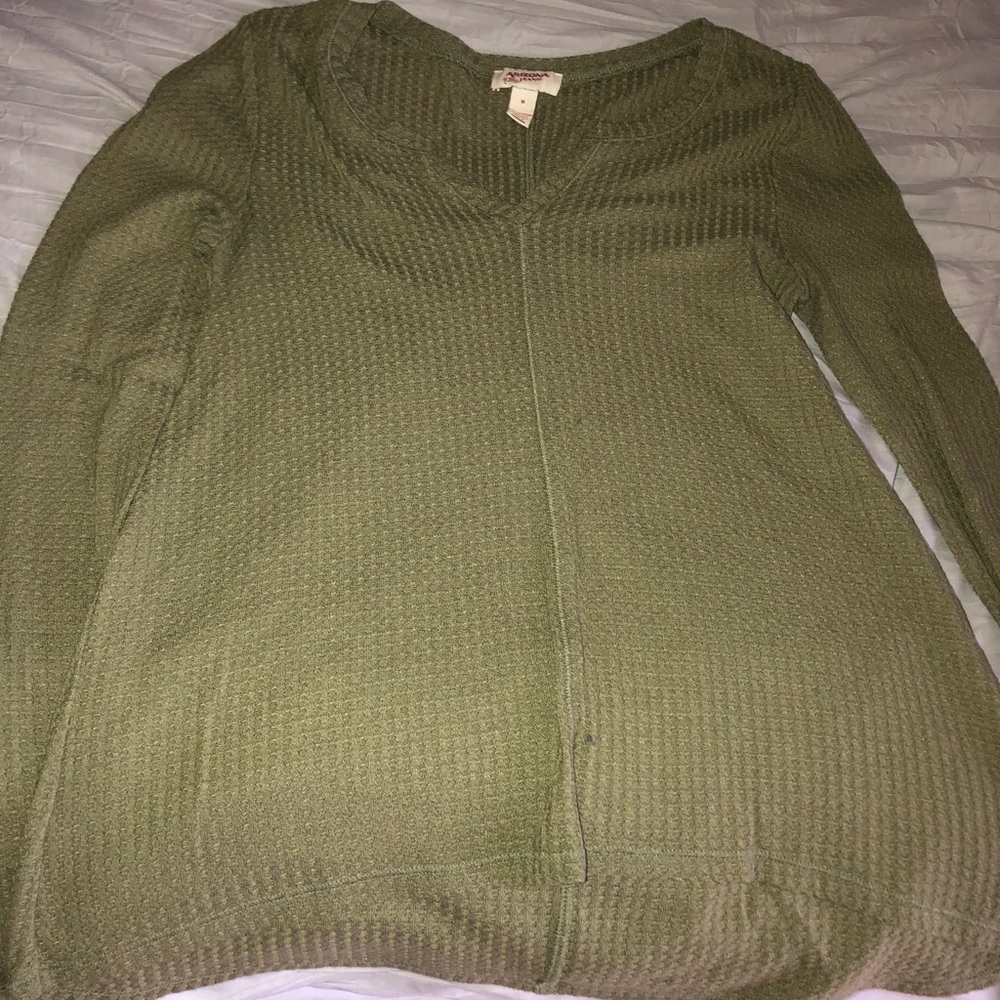 Long Sleeve Waffle Shirt